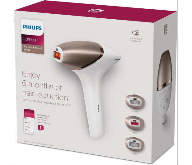 Philips DEPILATOR IPL PHILIPS LUMEA 9000 BRI955/00 SENSEIQ - 1461727 - zdjęcie 10